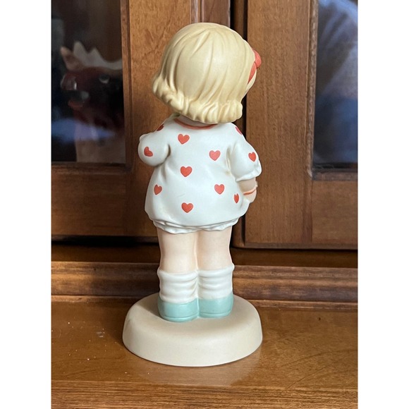 Memories of Yesterday "Will you be Mine?" Girl in Heart Print Dress - Picture 4 of 6